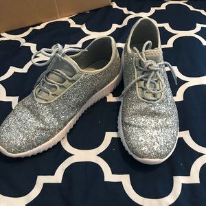 Silver Sparkle Shoes